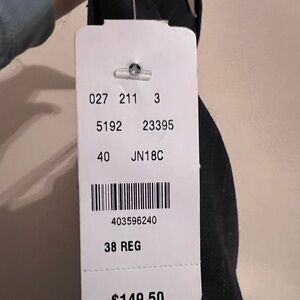 Brooks Brothers 346 collection Fitzgerald Fit Wool Pinstripe Suit Pants